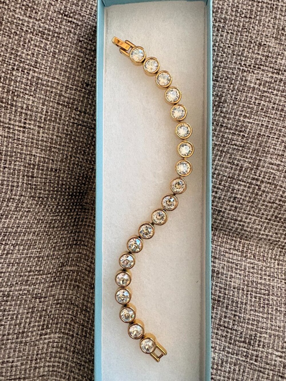 Touchstone Crystal ice bracelet. Golden Moonlight Ice bracelet. New